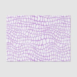 Papel De Seda Padrão de Pele de Crocodilo de Aquarela Branca e P