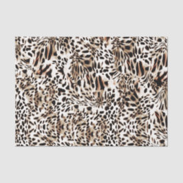 Papel De Seda Padrão de Pele do Leopard