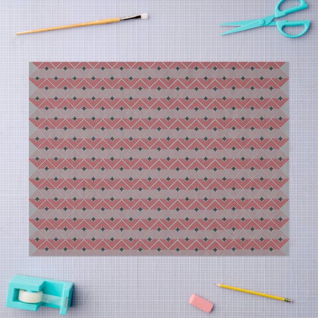 Papel De Seda Padrão de pingente de cruz (Arte )