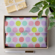 Padrão de Pontos Cute Soft Pastel