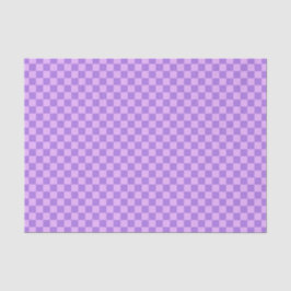 Papel De Seda Padrão de quadro de verificação roxo