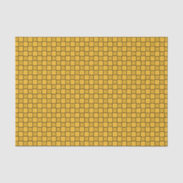 Papel De Seda Padrão de quadro de xadrez preto amarelo