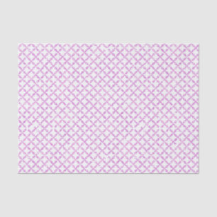 Papel De Seda Padrão de Quatrefoil Rosa