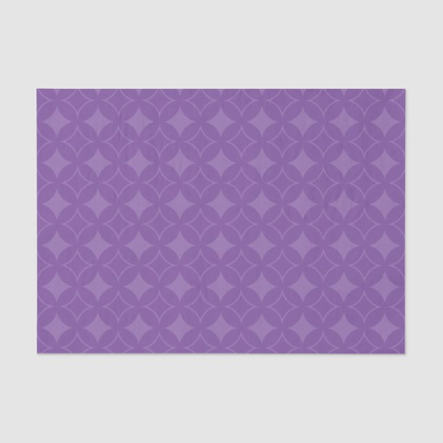 Papel De Seda Padrão de remessa roxa (Frente )