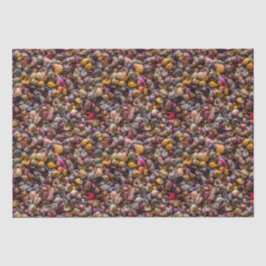 Papel De Seda Padrão de Repetição de Fotos Colorida do Seashells