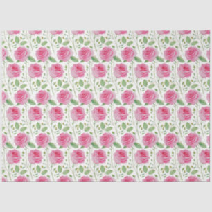 Papel De Seda Padrão de repetição floral/rosa
