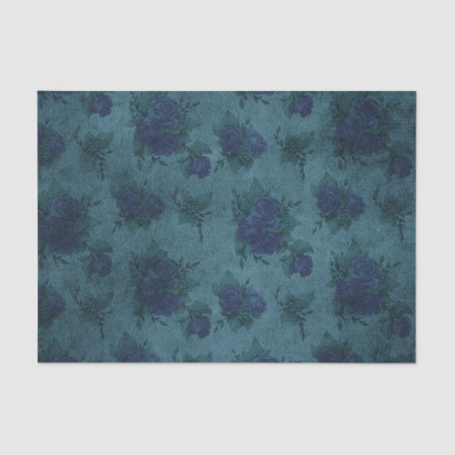 Papel De Seda Padrão de Rosa de Vintage