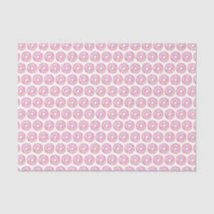 Papel De Seda Padrão de Rosquinhas de borrifagem cor-de-água-ceg