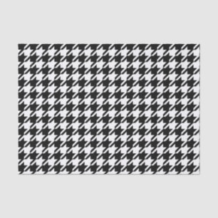 Papel De Seda Padrão de som branco e preto