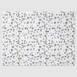 Papel De Seda Padrão de Spot Dalmático Moderno em Aquarela