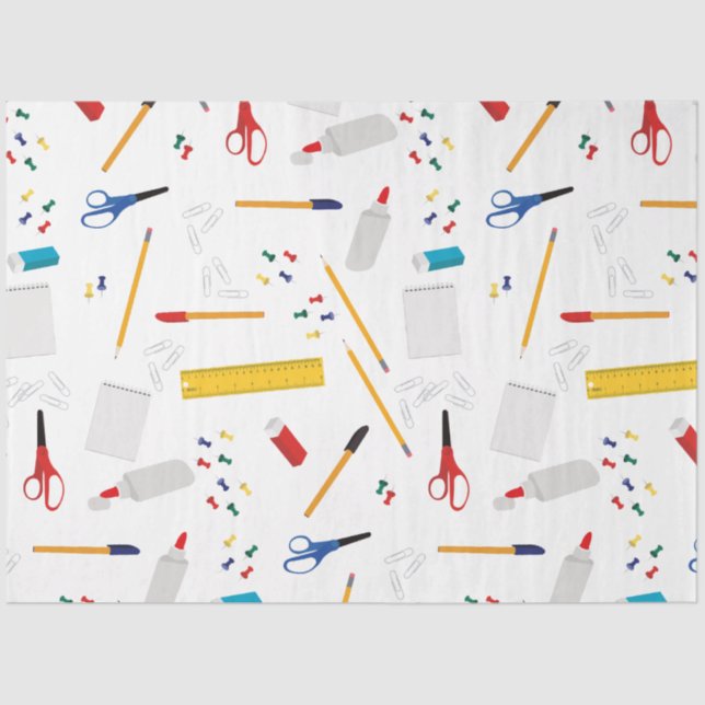 Papel De Seda Padrão de Suprimentos de Escritório e Artesanatos  (Frente )