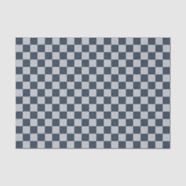 Papel De Seda Padrão de tabuleiro xadrez gelo preto