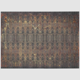 Papel De Seda Padrão de Textura Preta Marrom Antiga em Vintage