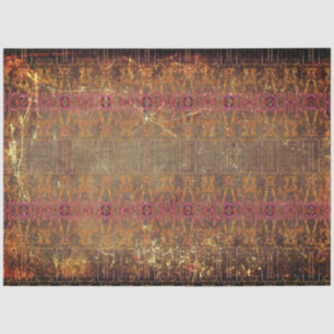 Papel De Seda Padrão de Textura Roxa Marrom Ferrugem Ocidental T