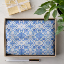 Padrão de Toile Francês Azul