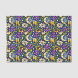Papel De Seda Padrão de Torrada do Jardim Celestial
