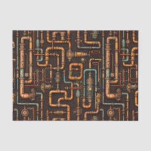 Papel De Seda Padrão de tubos de vapor