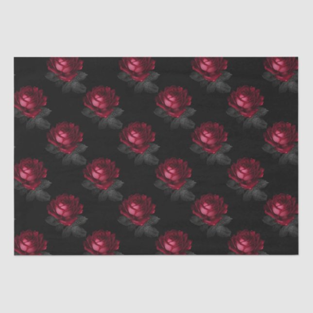 Papel De Seda Padrão de Vampiro (Frente )