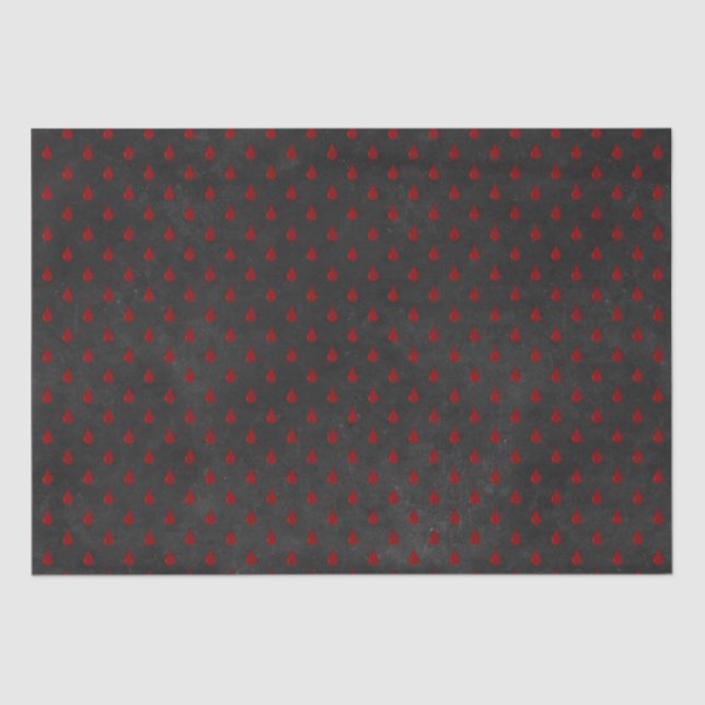 Papel De Seda Padrão de Vampiro (Frente )