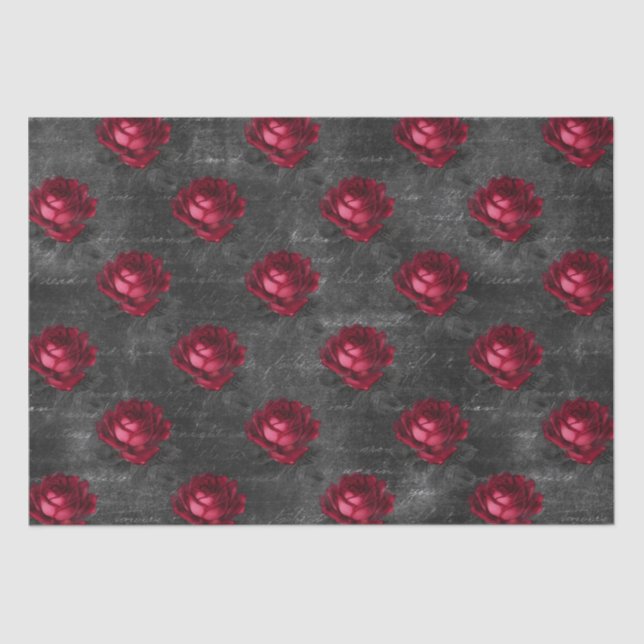 Papel De Seda Padrão de Vampiro (Frente )