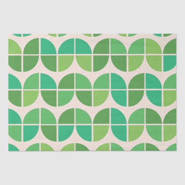 Papel De Seda Padrão de Verde limão de Abstrato (Frente )
