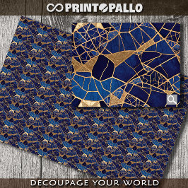 Papel De Seda Padrão de vidro Kintsugi ao fundo - 