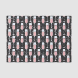 Papel De Seda Padrão de Vinho Rosé