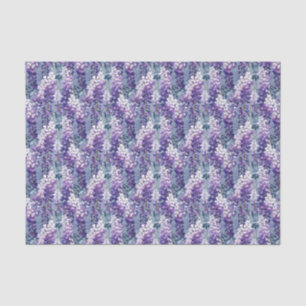Papel De Seda Padrão de wisteria em forma de cubo