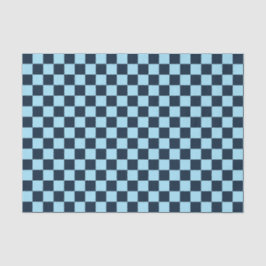 Papel De Seda padrão de xadrez de gelo alpino