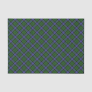 Papel De Seda Padrão de Xadrez de Tartan Escocês Armstrong Cla