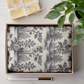 Papel De Seda Padrão decorativo de toile francesa