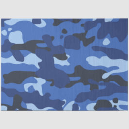 Papel De Seda Padrão do Exército Azul Camo de Camuflagem