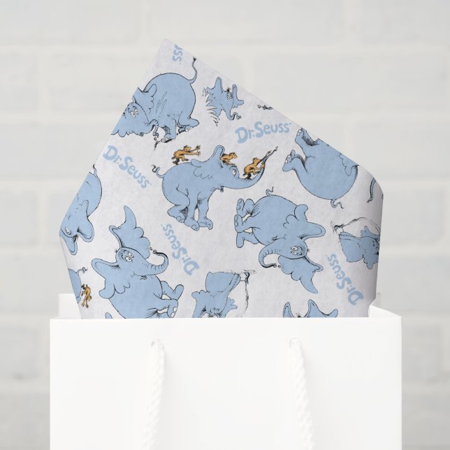 Papel De Seda Padrão do Macaco do Horton Hears A Who (Sacola de presentes)