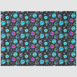 Papel De Seda Padrão do Monstro do Halloween