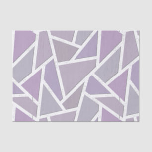 Papel De Seda padrão do mosaico da lavanda