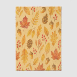 Papel De Seda Padrão do outono natural