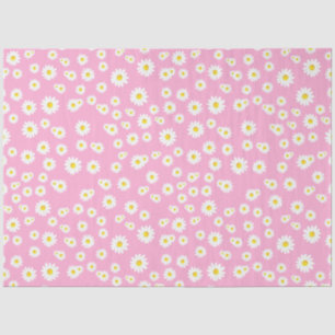 Papel De Seda Padrão do Primavera do Boho Rosa