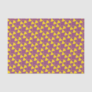 Papel De Seda Padrão do símbolo de radiação