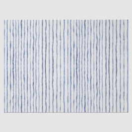 Papel De Seda Padrão em Lixeira Moderna Azul e Branco