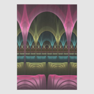 Papel De Seda Padrão especial de fantasia Abstrato - Fractal col