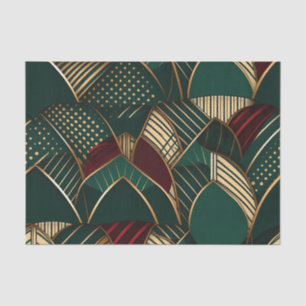 Papel De Seda Padrão étnico africano rico, vibrante e elegante