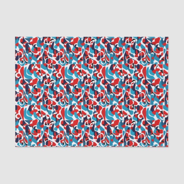 Papel De Seda Padrão étnico, design étnica, étnico (Frente )