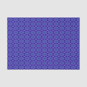 Papel De Seda Padrão Floral Abstrato Azul E Teal