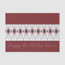 Padrão Floral Burgundy