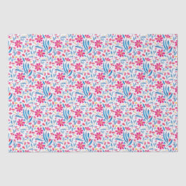 Papel De Seda Padrão Floral de Uplifting por Aquarela