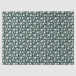 Papel De Seda Padrão Floral Denso Decorativo Vintage