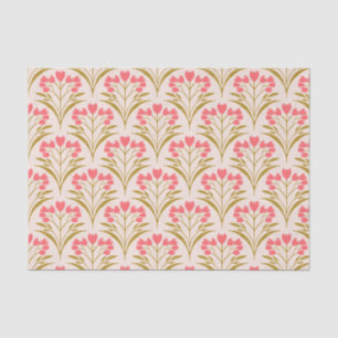 Papel De Seda Padrão Floral Rosa Vintage Sem Costura Shabby Ch