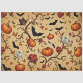 Papel De Seda Padrão francês medieval do Halloween