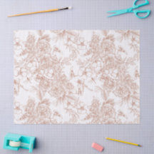 Padrão Francês Vintage Toile-De-Jouy