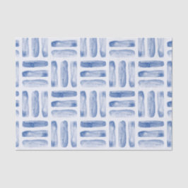 Papel De Seda padrão geométrico azul